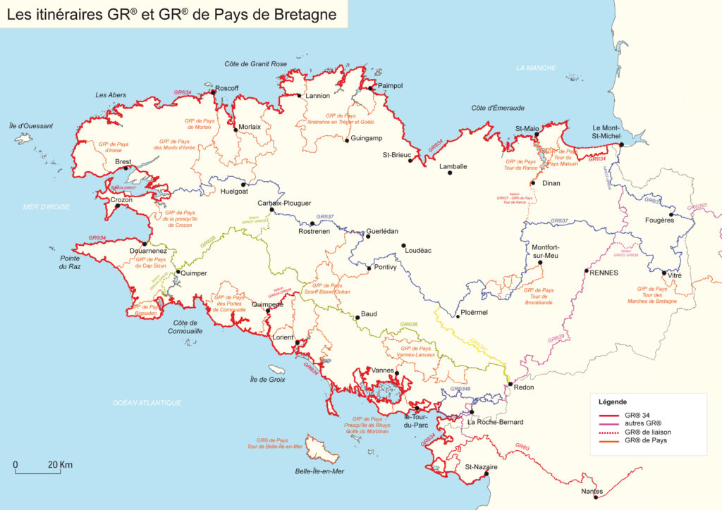 carte GR et GRP 2026