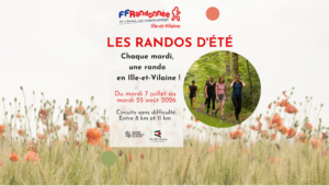 les randos d'été FFRandonnée 2026 Ille et Vilaine